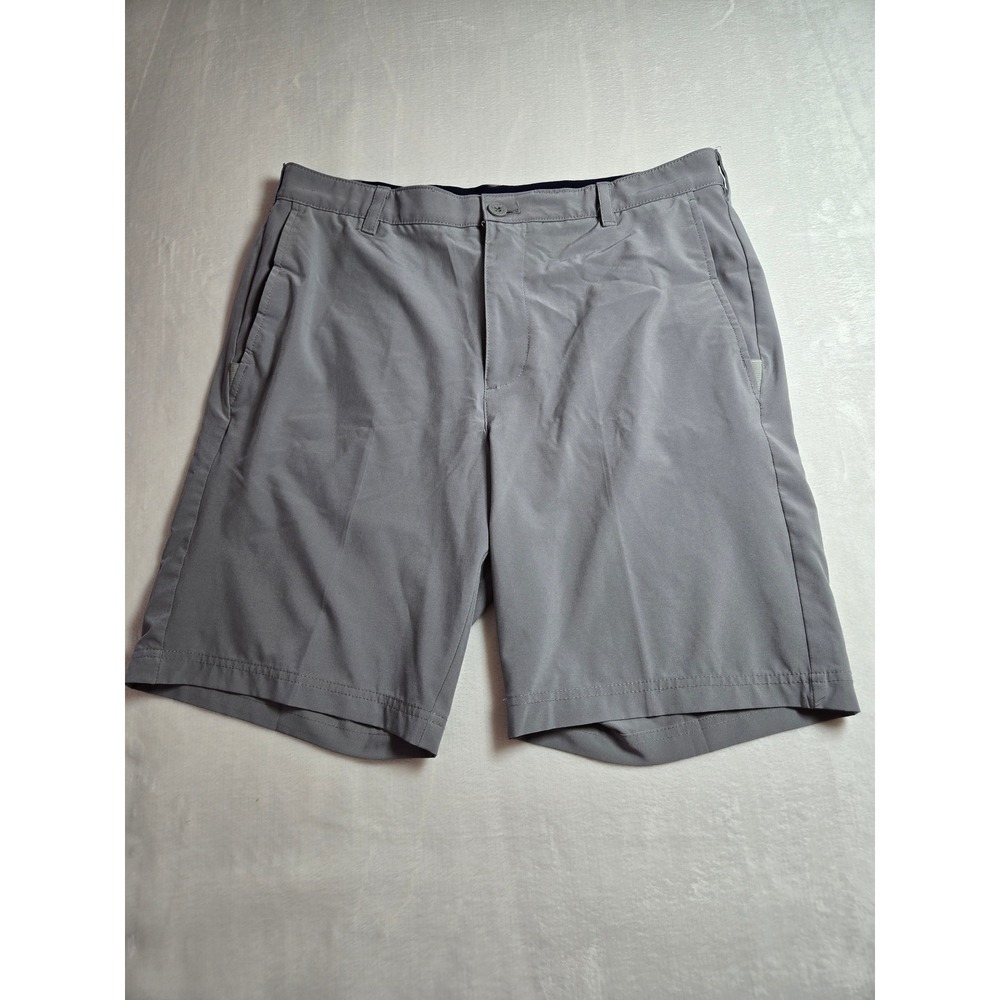 Izod Golf Mens Gray Performance Stretch Shorts Size 36 Qick Dry